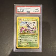 Pokémon Wizards Butterfree Jungle 1st Edition 33/64 Uncommon English 1999 PSA 8