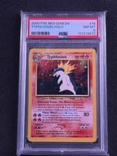 2000 P.M. Neo Genesis Pokémon Typhlosion Holo #18 NM-MT PSA 8