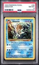 PSA 8 OMASTAR FOSSIL 1999 POKÉMON #40
