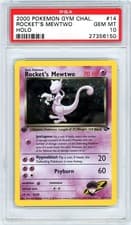 Pokemon Rocket's Mewtwo #14 GYM Challenge 1st Edition Holo PSA 10 Gem Mint