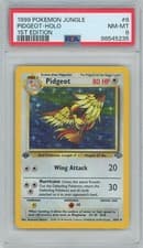 1999 Pokemon Jungle 1st Edition Pidgeot Holo 8/64 PSA 8