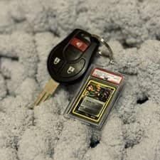 Novelty keychain Pokemon x PSA 10 Gold Star Charizard EX Dragon Frontiers