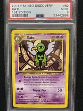2001 Pokemon Neo Discovery 1st Edition Xatu 52/75 PSA 9 Mint