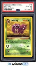 Pokemon 1999 Weezing 45/62 Fossil 1st Edition GEM MINT PSA 10