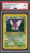 Pokemon Venomoth Jungle 1st Edition Holo Rare #13 PSA 9 Mint