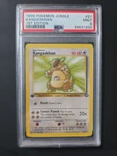 PSA 9 MINT Kangaskhan Jungle 1st Edition WOTC Rare 1999 Pokemon 21/64