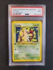 2002 Pokemon Neo Destiny 71 Ledyba 1st Edition PSA 9 WoTC