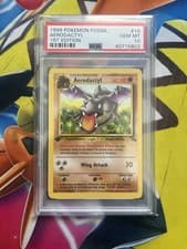 PSA 10 Aerodactyl 16/62 1st Edition Fossil Non Holo Pokemon Card