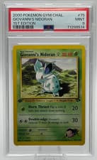 2000 POKEMON GYM CHALLENGE #75 GIOVANNI'S NIDORAN 1ST EDITION PSA 9 MINT