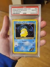 GRADED 2000 POKEMON GYM CHALLENGE 1ST EDITION 99/132 SABRINA'S PSYDUCK PSA 10