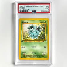 PSA 9 Pineco Mint 77/105 Neo Destiny 1st Edition 2000 Pokémon 60258854