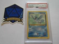 x1 1999 Pokemon Fossil 1st Edition Articuno Non-Holo #17 PSA 8 NM-MT