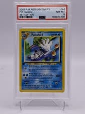 PSA 8 Poliwhirl 1st Edition 44/75 Pokémon Neo Discovery 2001