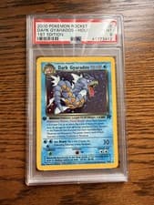 Pokemon Dark Gyarados Team Rocket 1st Edition Holo Rare #8 PSA 9 Mint