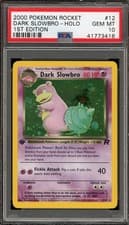Pokemon Dark Slowbro Team Rocket 1st Edition Holo Rare #12 PSA 10 Gem Mint
