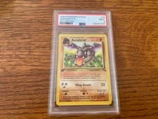 Pokémon TCG Aerodactyl Fossil 1st Edition Non Holo Rare 16/62 Psa 9
