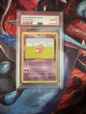 Pokémon Slowpoke 1999 1st Edition Fossil 55/62 PSA 10