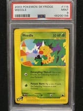 2003 Pokemon Skyridge Weedle 115/144 PSA 9 Mint