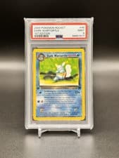 2000 POKEMON TEAM ROCKET #46 DARK WARTORTLE 1ST EDITION PSA 9 MINT