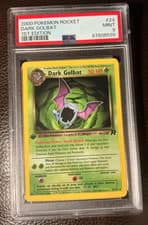 2000 POKEMON TEAM ROCKET 1ST EDITION #24 DARK GOLBAT WOTC PSA 9