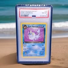 Pokémon 2000 Team Rocket Dark Vaporeon 1st Edition #45/82 PSA 8 English