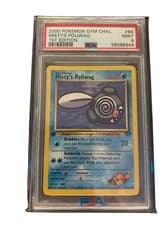 Pokémon TCG Misty's Poliwag Gym Challenge 89 Regular 1st Edition Common  Psa 9