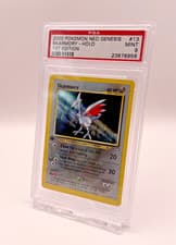 Pokemon Skarmory Neo Genesis 1st Edition Holo Rare #13 PSA 9 Mint