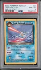 Pokemon Dark Golduck 1st Edition PSA 8 NM-MT - Team Rocket #37