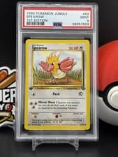 Spearow 62 1st Edition 1999 Pokemon Jungle PSA 9 Mint (CB)