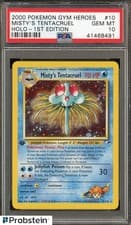 2000 Pokemon Gym Heroes Misty's Tentacruel Holo 1st Edition #10 PSA 10 GEM MINT