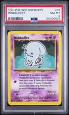 2001 POKEMON NEO DISCOVERY #35 WOBBUFFET PSA 8