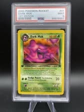 2000 Pokemon Team Rocket 1st Edition Dark Muk 41/82 PSA 9 Mint