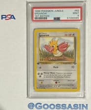 1999 Pokemon - 1st Edition Spearow Non-Holo Jungle 62/64 - PSA 9 Mint! - WOTC