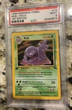 1st Edition Muk Holo PSA 9 - Fossil 13/62 Pokémon WOTC 1999