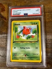 Pokemon 2001 Neo Discovery 1ST Edition HOPPIP #55 PSA 9 Mint RARE