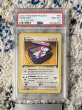 PSA 10 GEM MINT Porygon 48/82 1st Edition Team Rocket Pokemon Graded Card