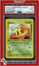 Neo Genesis 78 Sunkern 1st Edition PSA 9
