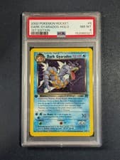 1st Edition Dark Gyarados 8/82 Team Rocket Holo - PSA 8