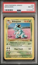 Pokémon TCG Nidoqueen Jungle 23/64 Regular Unlimited Rare 1999 PSA 8 NM-MT