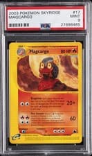 2003 POKEMON SKYRIDGE #17 MAGCARGO PSA 9