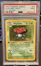 PSA 9 Vileplume 1st Edition Holo | 1999 Pokemon Jungle #15
