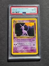 Pokemon PSA 8 1ST EDITION ESPEON 20/75 NEO DISCOVERY NON HOLO RARE - NM/MINT