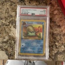 Pokémon TCG 1999 Fossil Omanyte 1st Edition PSA 10 Regular #52/62 English