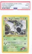 PSA 9 MINT 2000 Pokémon Gym Challenge #46 Koga's Golbat 1st Edition !!!