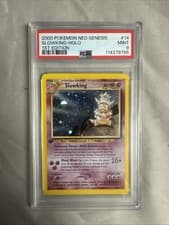 Pokémon TCG Slowking 14/111 Holo Rare Neo Genesis Card 2000 1st Edition PSA 9