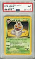 PSA 9 MINT Pokemon DARK ARBOK Rare Team Rocket 1st Edition 19/64