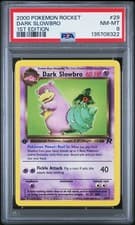 2000 Pokemon 1st Edition Team Rocket Dark Slowbro #29 PSA 8