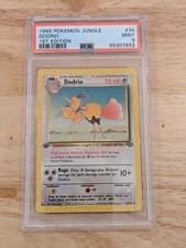 PSA 9 MINT Dodrio 1999 Jungle 1st Edition Pokemon Card 34/64