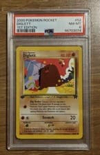 Pokémon Team PSA 8 Rocket 1st Edition Diglett  52/82 NM-MT Rare