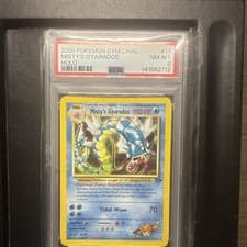 2000 POKEMON GYM CHALLENGE HOLO #13 MISTY'S GYARADOS PSA 8